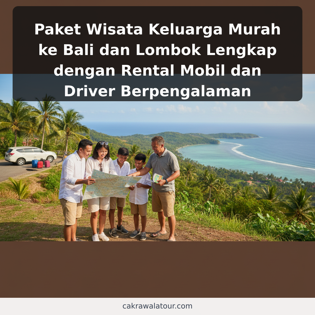 Paket Wisata Keluarga Murah ke Bali dan Lombok Lengkap dengan Rental Mobil dan Driver Berpengalaman - ilustrasi