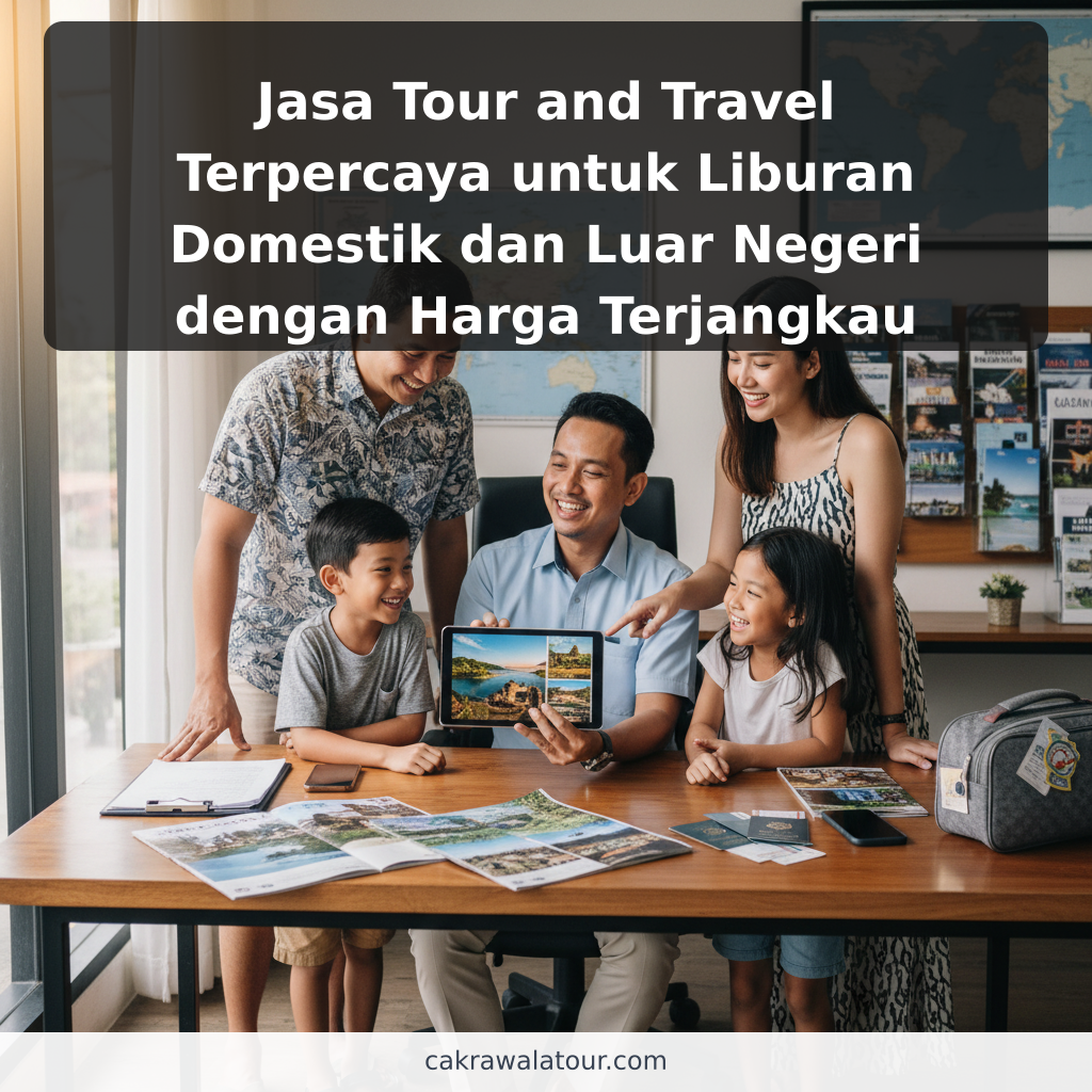 Jasa Tour and Travel Terpercaya untuk Liburan Domestik dan Luar Negeri dengan Harga Terjangkau - ilustrasi