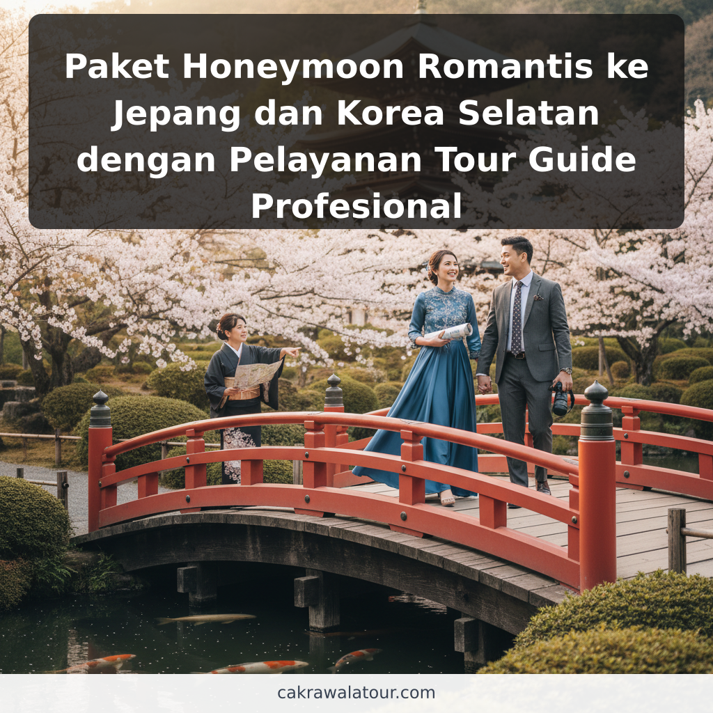 Paket Honeymoon Romantis ke Jepang dan Korea Selatan dengan Pelayanan Tour Guide Profesional - ilustrasi