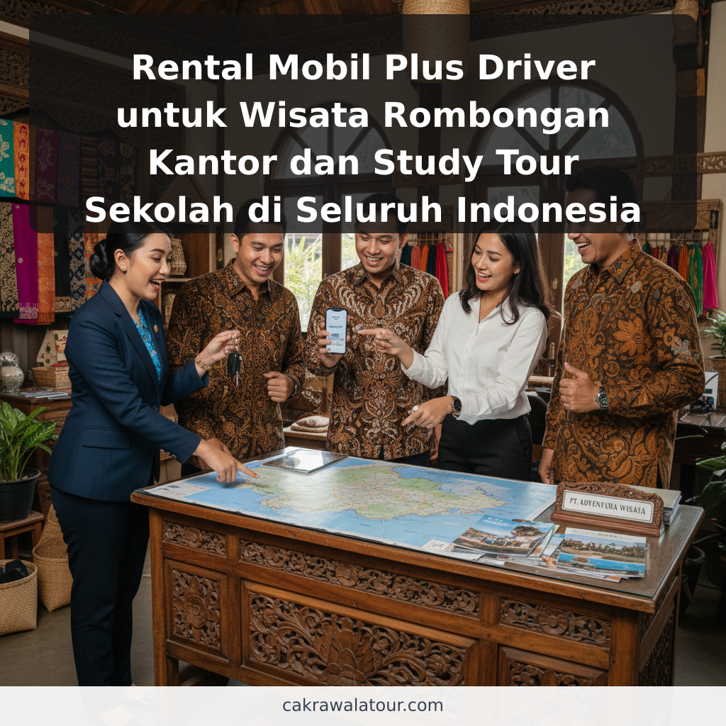 Rental Mobil Plus Driver untuk Wisata Rombongan Kantor dan Study Tour Sekolah di Seluruh Indonesia