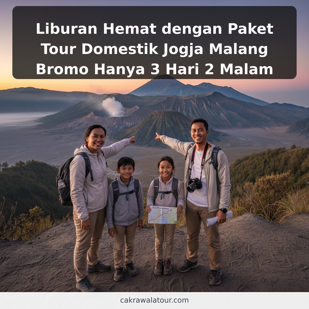 Liburan Hemat dengan Paket Tour Domestik Jogja Malang Bromo Hanya 3 Hari 2 Malam