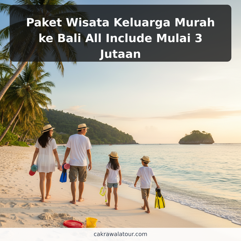Paket Wisata Keluarga Murah ke Bali All Include Mulai 3 Jutaan - ilustrasi