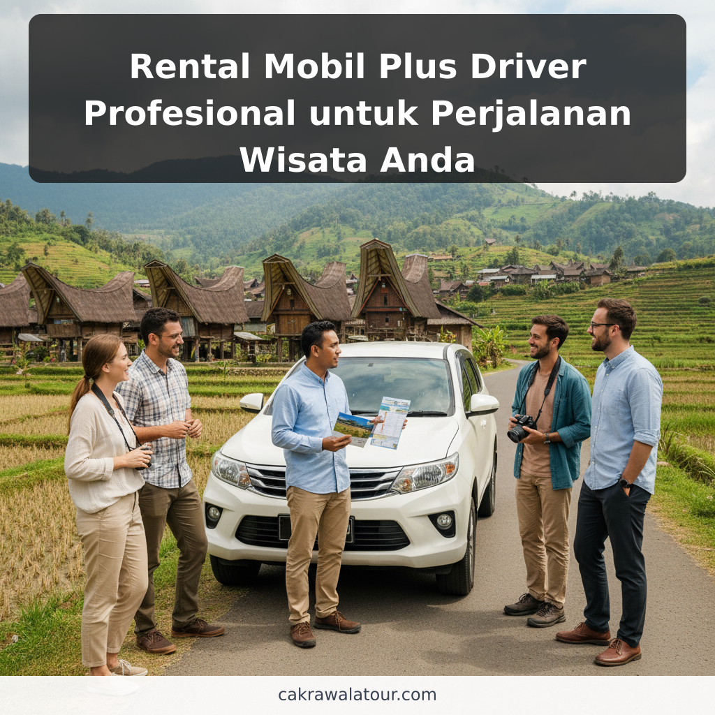 Rental Mobil Plus Driver Profesional untuk Perjalanan Wisata Anda