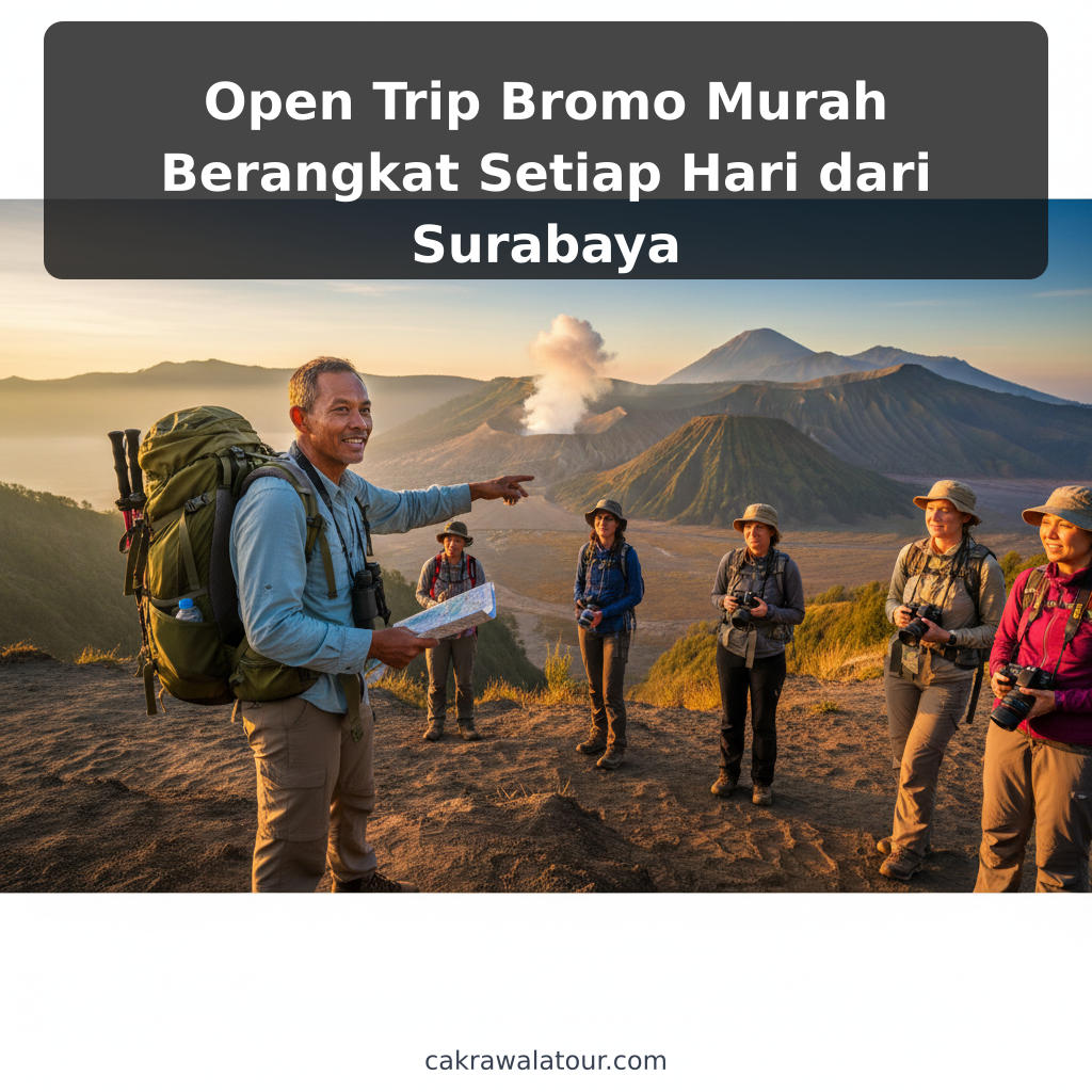 Open Trip Bromo Murah Berangkat Setiap Hari dari Surabaya - ilustrasi