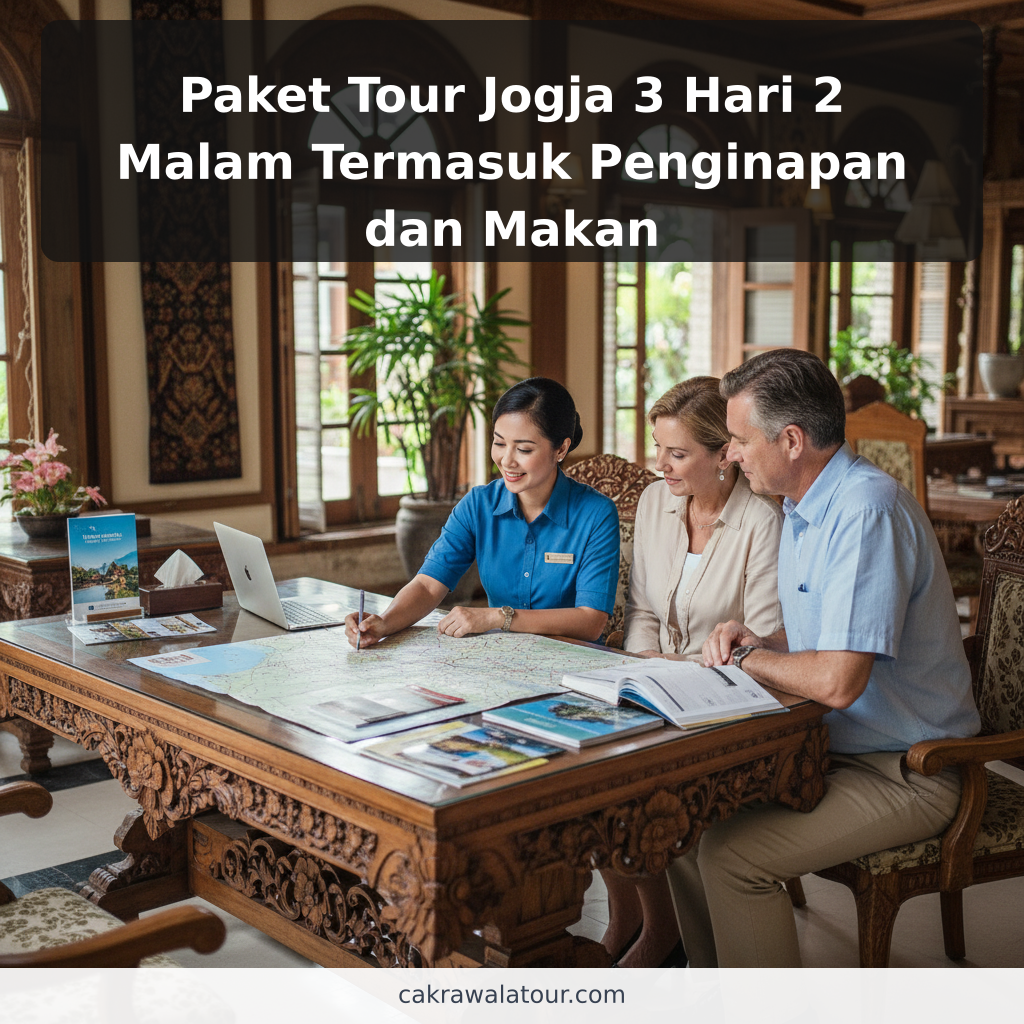 Paket Tour Jogja 3 Hari 2 Malam Termasuk Penginapan dan Makan - ilustrasi