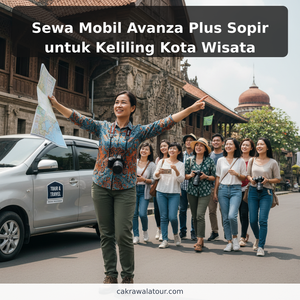 Sewa Mobil Avanza Plus Sopir untuk Keliling Kota Wisata