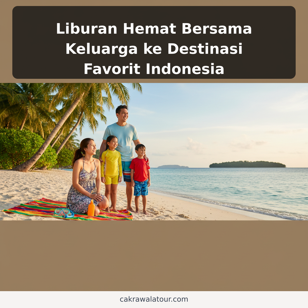 Liburan Hemat Bersama Keluarga ke Destinasi Favorit Indonesia - ilustrasi