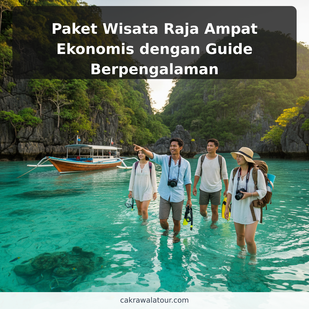 Paket Wisata Raja Ampat Ekonomis dengan Guide Berpengalaman - ilustrasi