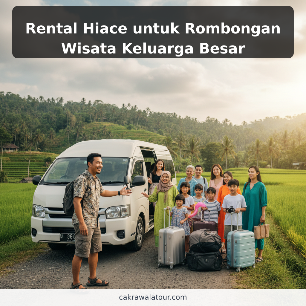 Rental Hiace untuk Rombongan Wisata Keluarga Besar - ilustrasi