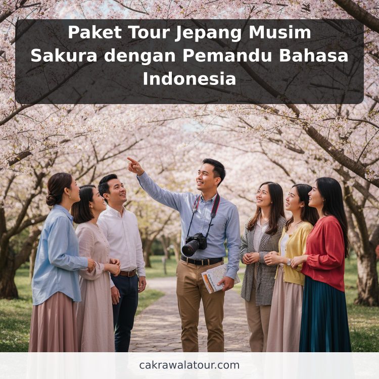 Paket Tour Jepang Musim Sakura dengan Pemandu Bahasa Indonesia