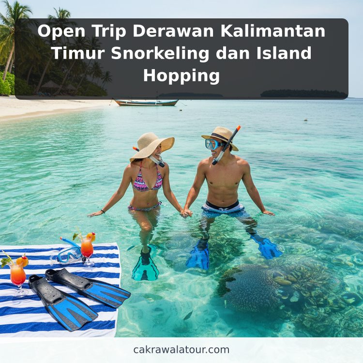 Open Trip Derawan Kalimantan Timur Snorkeling dan Island Hopping ilustrasi