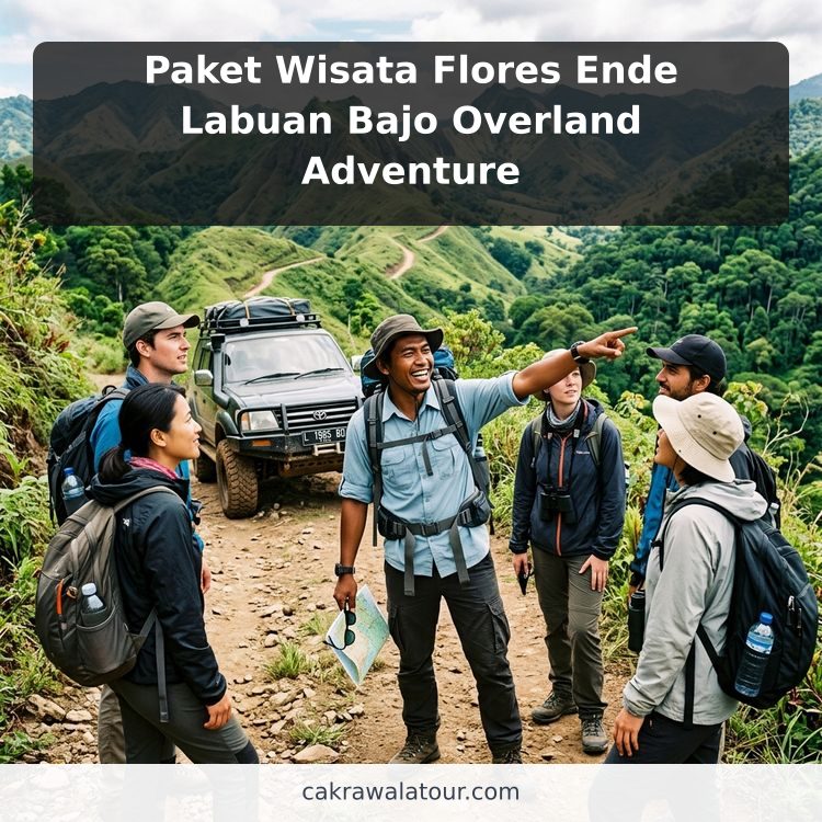 Paket Wisata Flores Ende Labuan Bajo Overland Adventure ilustrasi