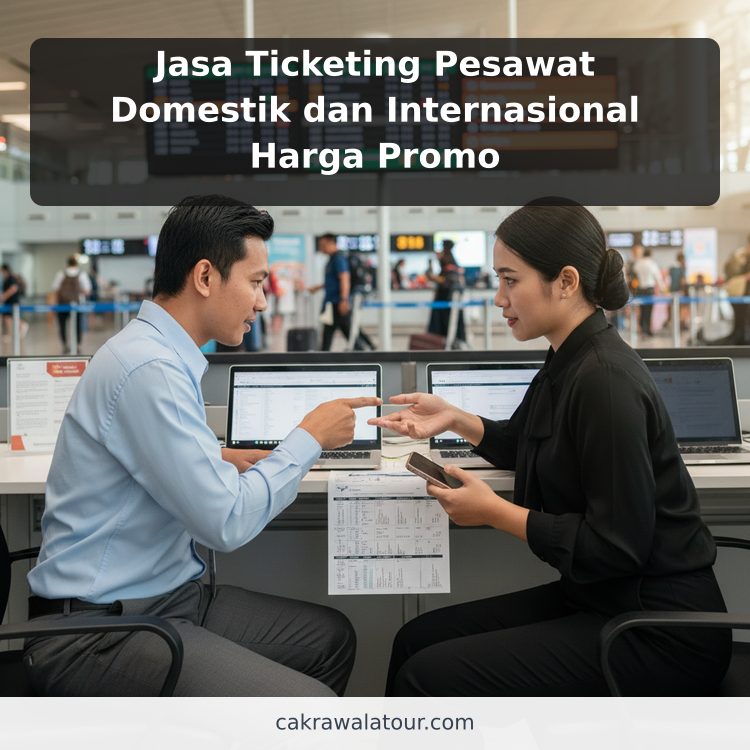 Jasa Ticketing Pesawat Domestik dan Internasional Harga Promo ilustrasi