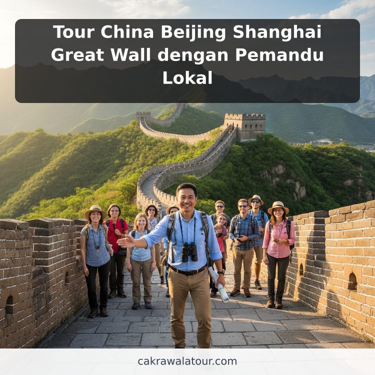 Tour China Beijing Shanghai Great Wall dengan Pemandu Lokal