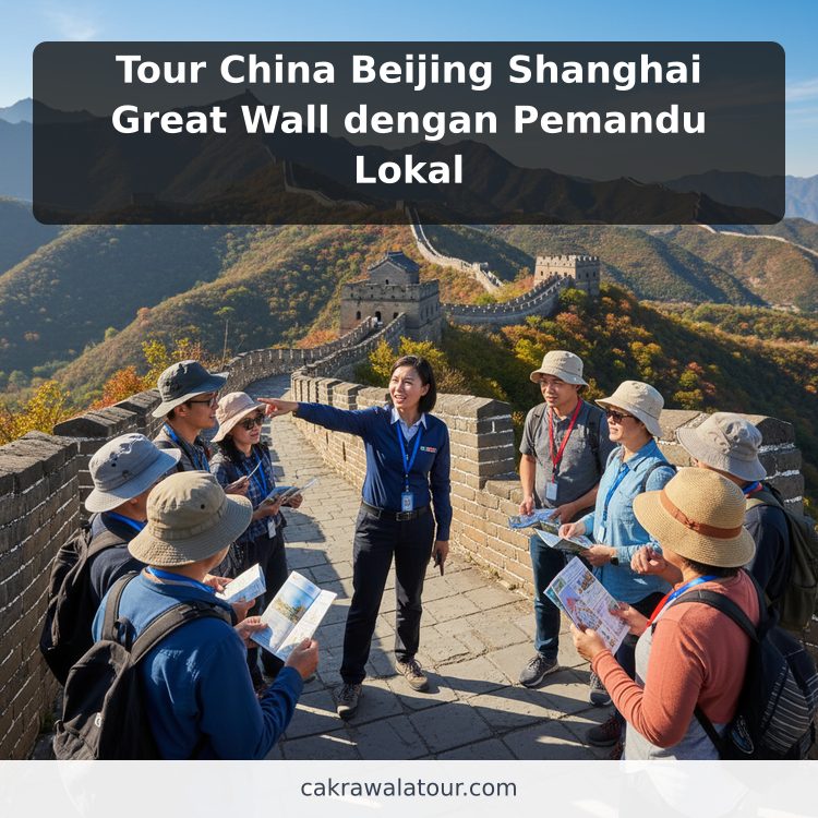 Tour China Beijing Shanghai Great Wall dengan Pemandu Lokal ilustrasi