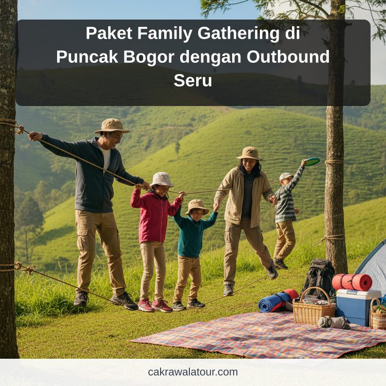 Paket Family Gathering di Puncak Bogor dengan Outbound Seru ilustrasi
