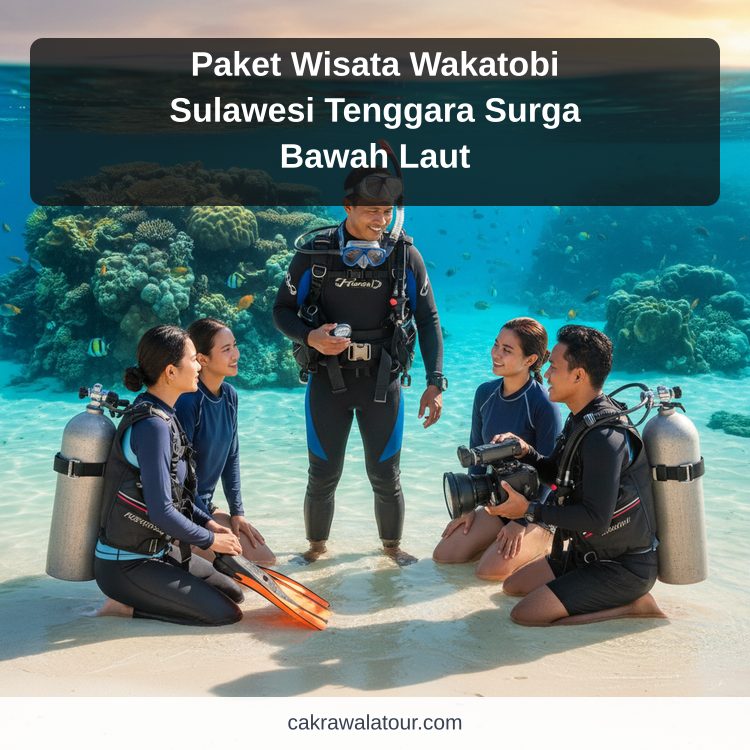 Paket Wisata Wakatobi Sulawesi Tenggara Surga Bawah Laut ilustrasi