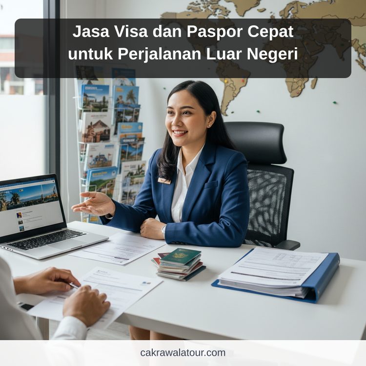 Jasa Visa dan Paspor Cepat untuk Perjalanan Luar Negeri ilustrasi