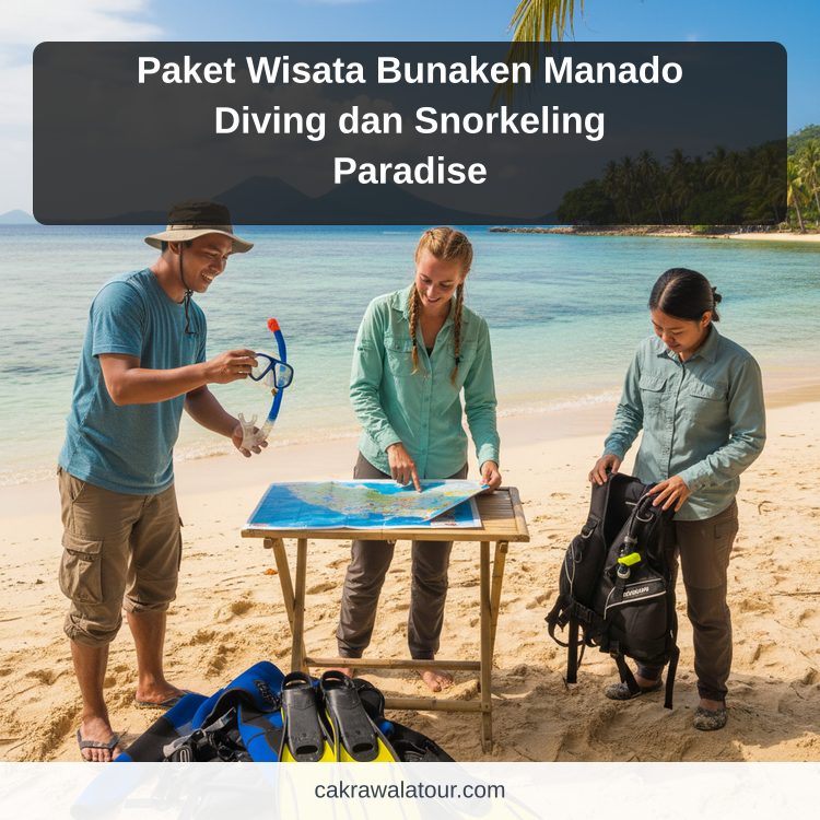 Paket Wisata Bunaken Manado Diving dan Snorkeling Paradise ilustrasi