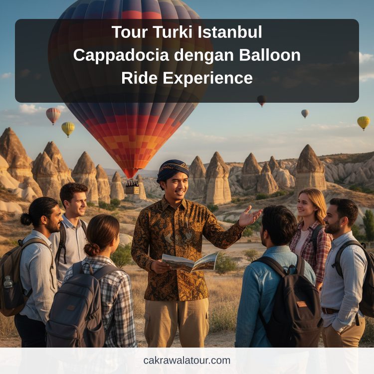 Tour Turki Istanbul Cappadocia dengan Balloon Ride Experience