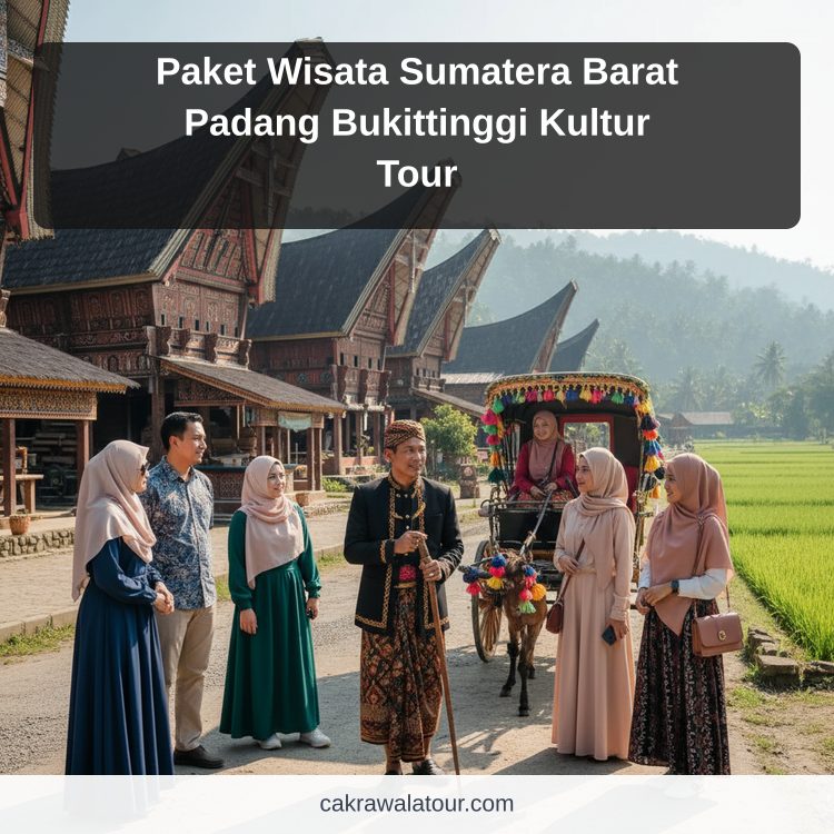 Paket Wisata Sumatera Barat Padang Bukittinggi Kultur Tour ilustrasi