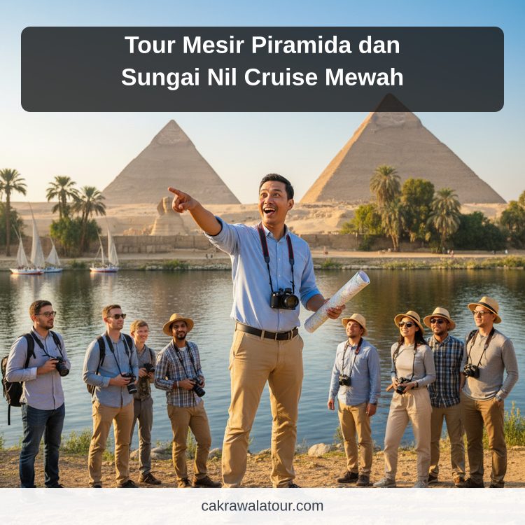 Tour Mesir Piramida dan Sungai Nil Cruise Mewah ilustrasi