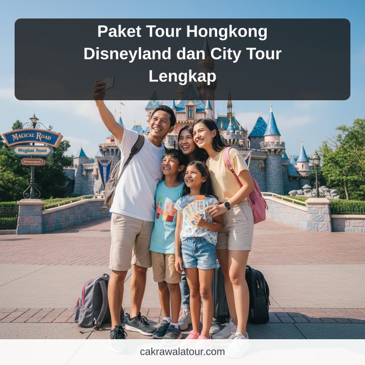 Paket Tour Hongkong Disneyland dan City Tour Lengkap