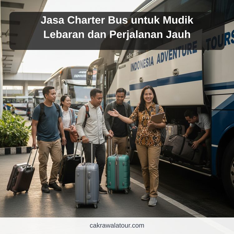 Jasa Charter Bus untuk Mudik Lebaran dan Perjalanan Jauh ilustrasi
