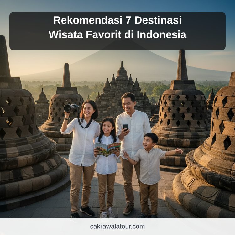 Ilustrasi paket wisata murah - Rekomendasi 7 Destinasi Wisata Favorit di Indonesia
