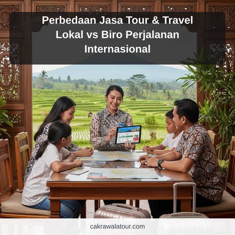 Ilustrasi paket wisata murah - Perbedaan Jasa Tour & Travel Lokal vs Biro Perjalanan Internasional
