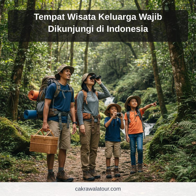 Ilustrasi paket wisata murah - Tempat Wisata Keluarga Wajib Dikunjungi di Indonesia