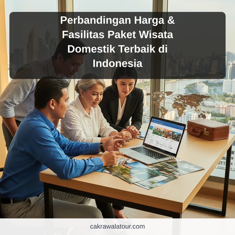 Ilustrasi paket wisata murah - Perbandingan Harga & Fasilitas Paket Wisata Domestik Terbaik di Indonesia
