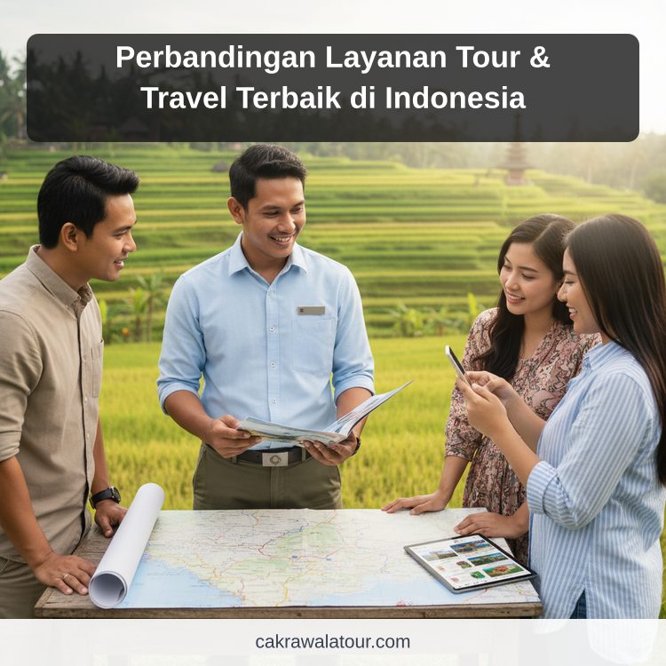 Ilustrasi paket wisata murah - Perbandingan Layanan Tour & Travel Terbaik di Indonesia