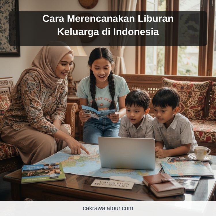 Ilustrasi paket wisata murah - Cara Merencanakan Liburan Keluarga di Indonesia