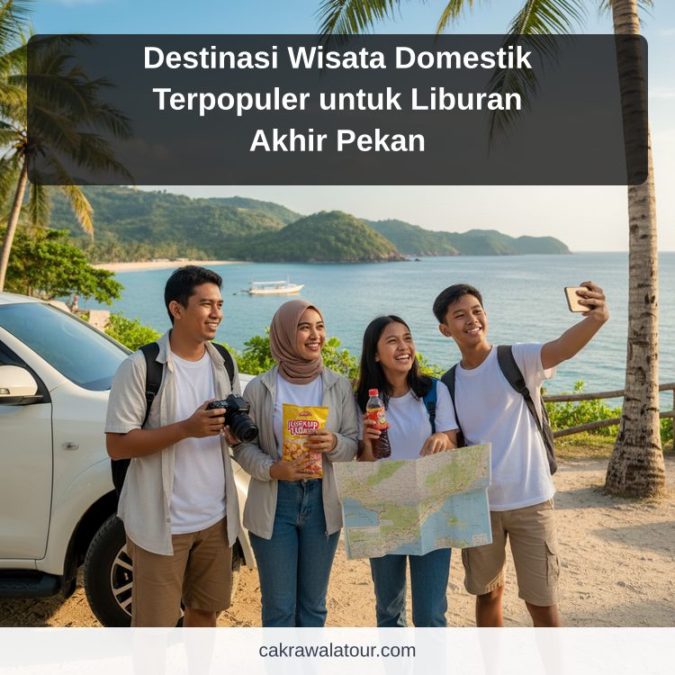 Ilustrasi paket wisata murah - Destinasi Wisata Domestik Terpopuler untuk Liburan Akhir Pekan