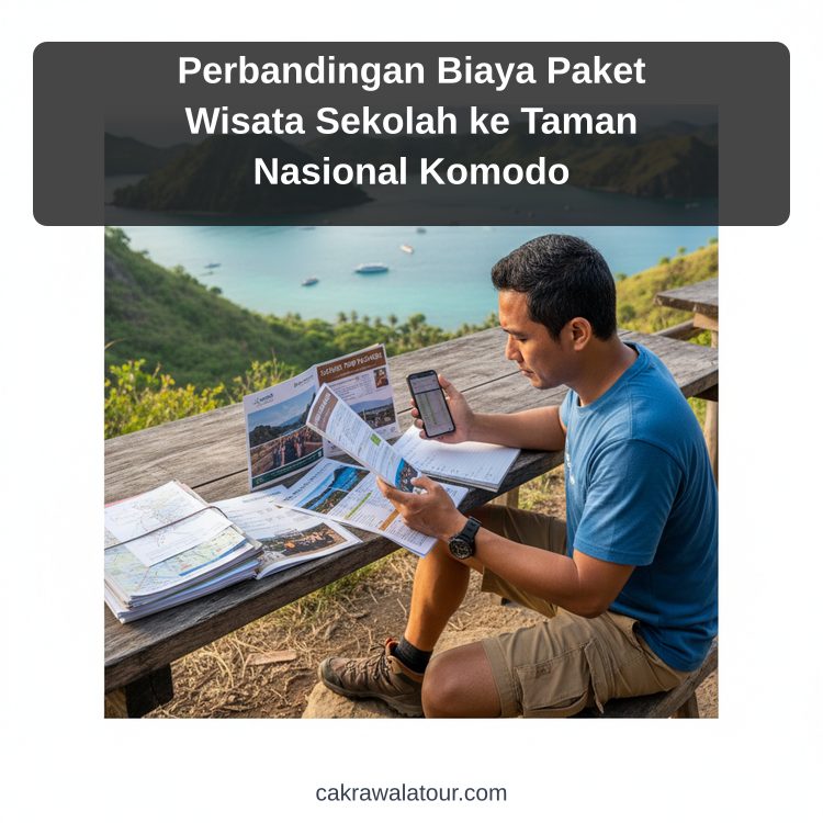 Ilustrasi paket wisata murah - Perbandingan Biaya Paket Wisata Sekolah ke Taman Nasional Komodo