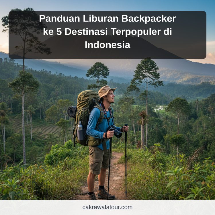 Ilustrasi paket wisata murah - Panduan Liburan Backpacker ke 5 Destinasi Terpopuler di Indonesia