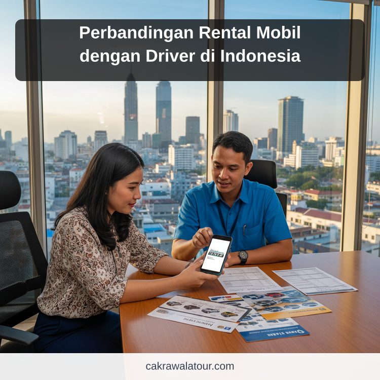 Ilustrasi paket wisata murah - Perbandingan Rental Mobil dengan Driver di Indonesia