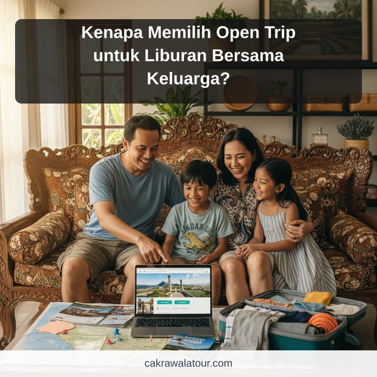 Ilustrasi paket wisata murah - Kenapa Memilih Open Trip untuk Liburan Bersama Keluarga?