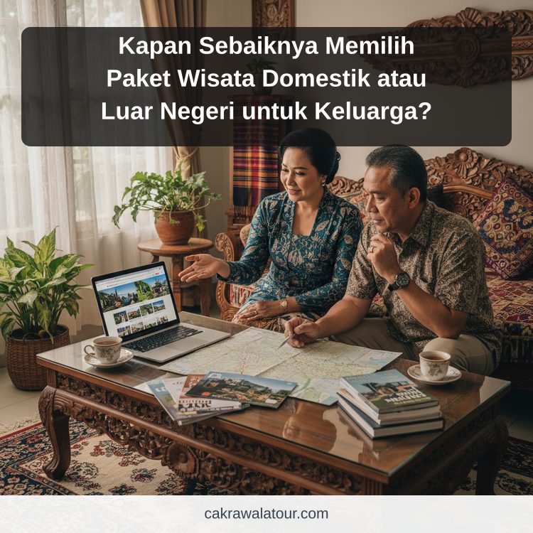 Ilustrasi paket wisata murah - Kapan Sebaiknya Memilih Paket Wisata Domestik atau Luar Negeri untuk Keluarga?