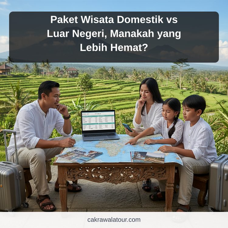 Ilustrasi paket wisata murah - Paket Wisata Domestik vs Luar Negeri, Manakah yang Lebih Hemat?