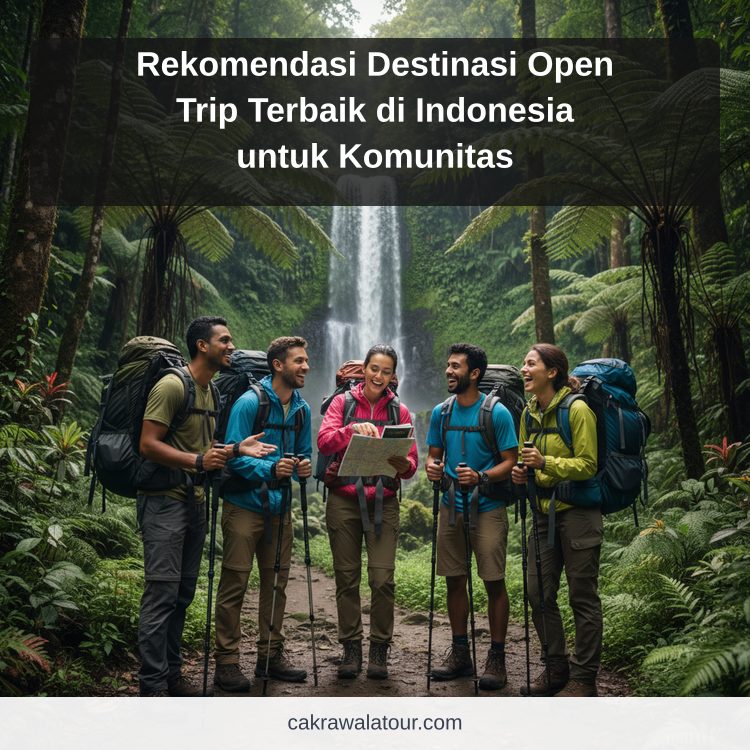 Ilustrasi paket wisata murah - Rekomendasi Destinasi Open Trip Terbaik di Indonesia untuk Komunitas