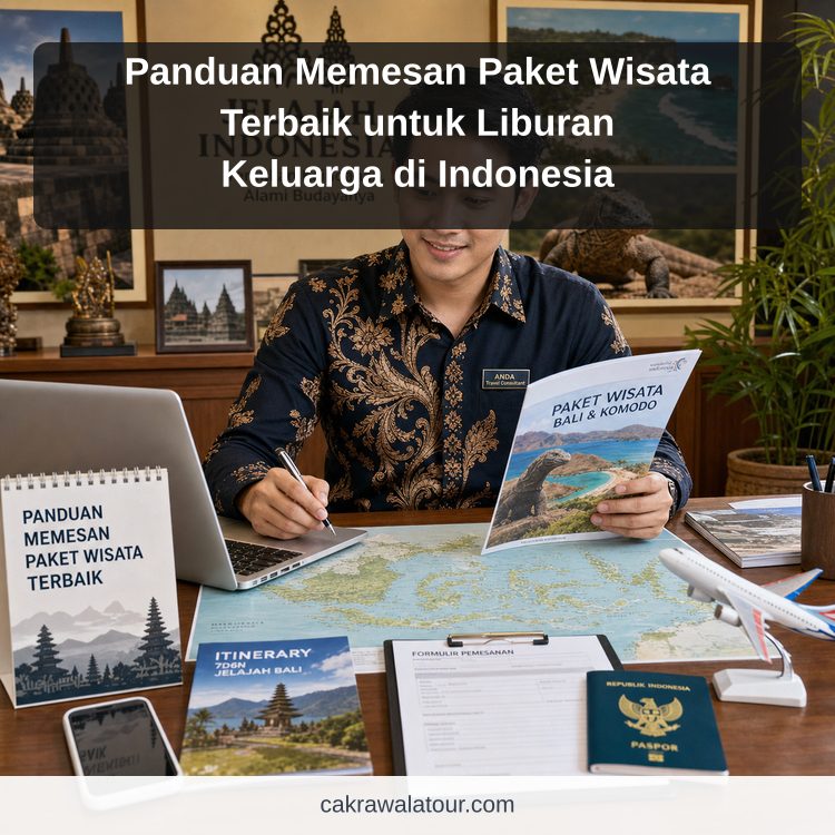 Ilustrasi paket wisata murah - Panduan Memesan Paket Wisata Terbaik untuk Liburan Keluarga di Indonesia