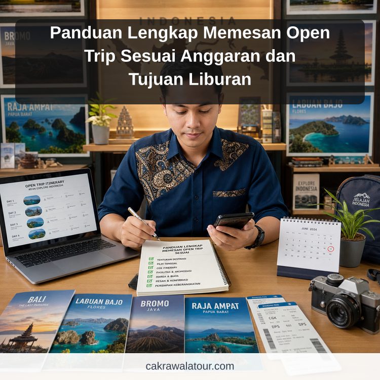 Ilustrasi paket wisata murah - Panduan Lengkap Memesan Open Trip Sesuai Anggaran dan Tujuan Liburan
