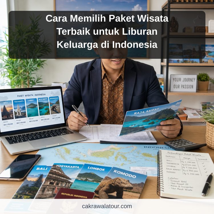 Ilustrasi paket wisata murah - Cara Memilih Paket Wisata Terbaik untuk Liburan Keluarga di Indonesia