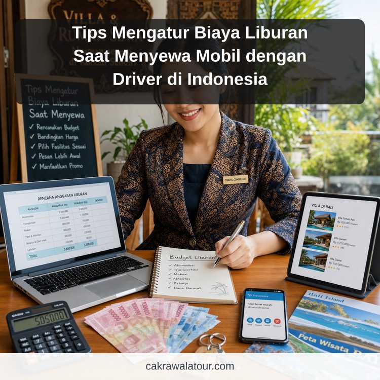 Ilustrasi paket wisata murah - Tips Mengatur Biaya Liburan Saat Menyewa Mobil dengan Driver di Indonesia
