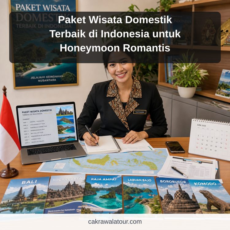 Ilustrasi paket wisata murah - Paket Wisata Domestik Terbaik di Indonesia untuk Honeymoon Romantis