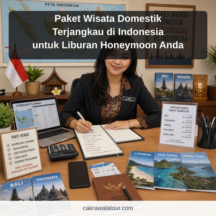 Ilustrasi paket wisata murah - Paket Wisata Domestik Terjangkau di Indonesia untuk Liburan Honeymoon Anda
