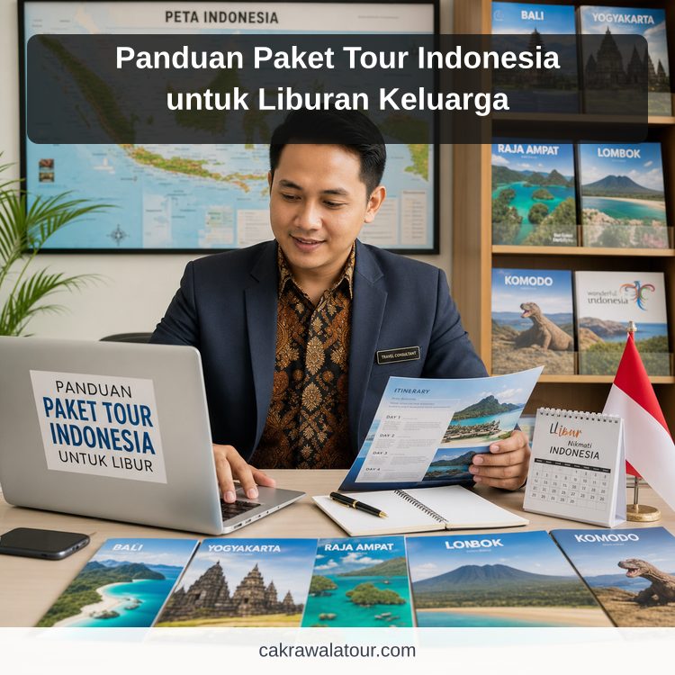 Ilustrasi paket wisata murah - Panduan Paket Tour Indonesia untuk Liburan Keluarga