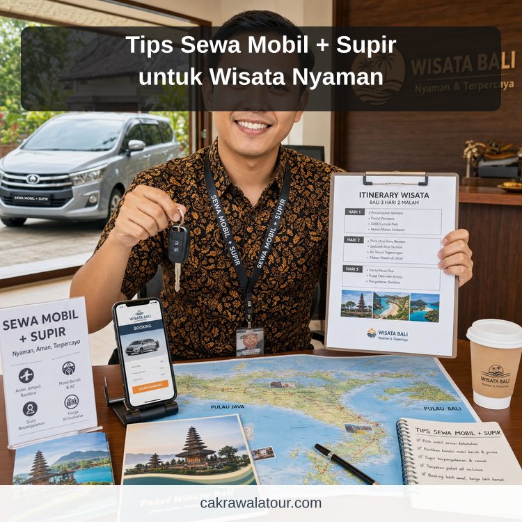 Ilustrasi paket wisata murah - Tips Sewa Mobil + Supir untuk Wisata Nyaman